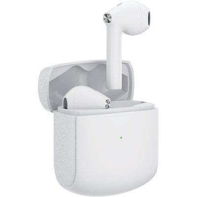 AURICOLARI SMARTPHONE BLUETOOTH LS-J80 LOSTECH BIANCO + STAZIONE RICARICA + CAVO