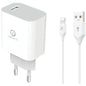 CARICABATTERIA SMARTPHONE RAPIDO LS-N LOSTECH LIGHTNING BIANCO VOLT 220 + CAVO CM 100
