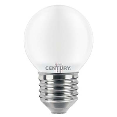 LAMPADA WIRE LED SFERA INCANTO SATEN CENTURY CALDA VOLT 230 WATT 4 LUMEN 470 E27