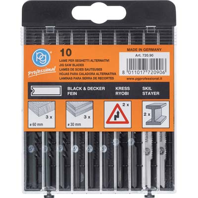 LAME SEGHETTO ALTERNATIVO ATT BLACK DEKER 720.90PG LEGNO+FERRO MIX CF=PZ 10