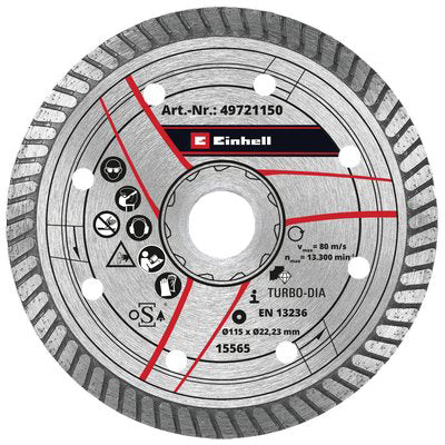 DISCO X TAGLIAPIASTRELLA TE-TC 18/115 EINHELL MM 115 Immagine principale del prodotto