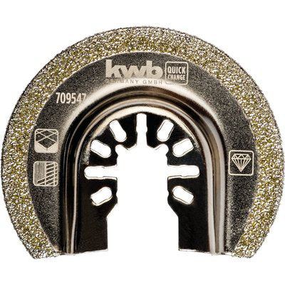 LAMA X MULTIFUNZIONE SEMICIRC DIAMANT KWB/EINHELL UNIVERSALE MM 65X12 Immagine principale del prodotto