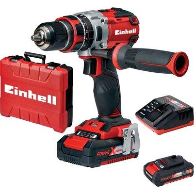 TRAPANO AVVIT PERCUS BATT TE-CD18/50-LI-I EINHELL VOLT 18X2 AH 2 X-CHANGE +VALIGIA