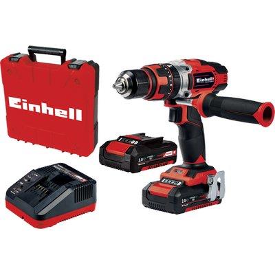 TRAPANO AVVIT PERCUS BATTERIA TE-CD18-48LI EINHELL VOLT 18X2 AH 2 X-CHANGE +VALIGIA