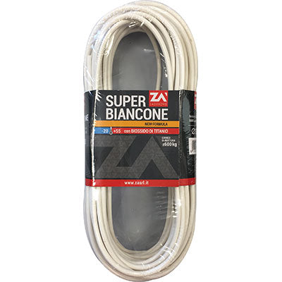 CAVETTO ACCIAIO ZINCATO SUPER BIANCONE MM 5,0 MT 20 Immagine principale del prodotto