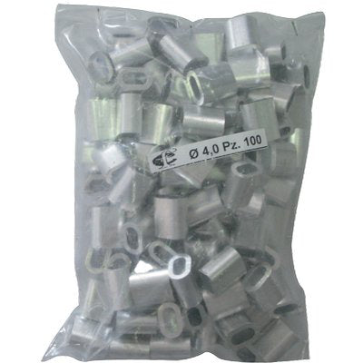 MORSETTO X FILO NYOFIL WORKIT ALLUMINIO MM 4 Immagine principale del prodotto