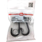GANCIO METALLO DOPPIO X CORDA ELASTICA MM 6/8 CF=PZ 2