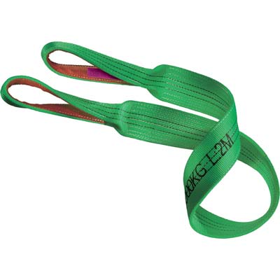 CINGHIA SOLLEVAMENTO ROBUR ASOLE RINFORZATE KG.2000 L.MT 2 VERDE Immagine principale del prodotto