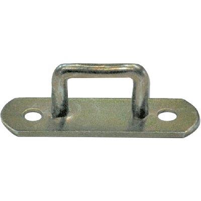 CAVALLOTTO FISSO RETTANGOLARE 926 ZINCATO GIALLO S.MM 5,0 MM 25X 10
