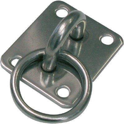 CAVALLOTTO FISSO TONDO + ANELLO 925I ACCIAIO INOX S.MM 8,0 MM 20X 21