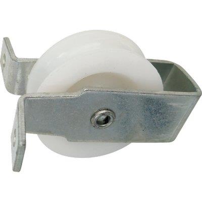 CARRUCOLA NYLON STAFFA FISSA SELF ZINCATA D.MM 40 Immagine principale del prodotto
