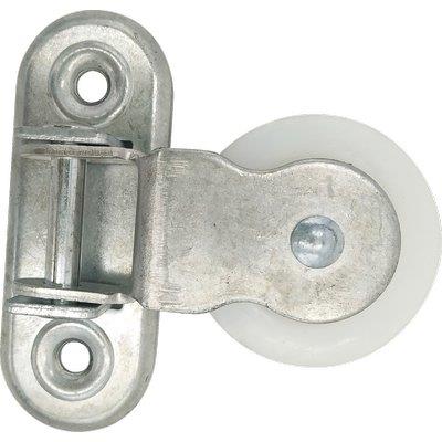 CARRUCOLA NYLON STAFFA GIREVOLE SELF ZINCATA D.MM 60 Immagine principale del prodotto