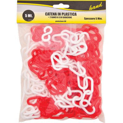CATENA SEGNALETICA HAND PLT BIANCO/ROSSO D.MM 5 MT  5 Immagine principale del prodotto