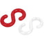 GANCIO S X CATENA SEGNALETICA HAND PLT  BIANCO/ROSSO D.MM 5 CF=PZ 2