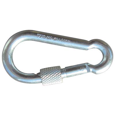MOSCHETTONE SICUREZZA A VITE ZINCATO MM 10 L.MM 100