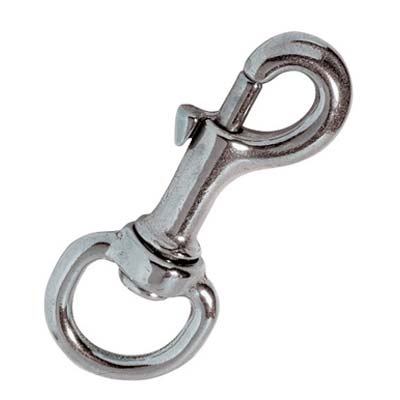 MOSCHETTONE REDINE OTTONE NICHELATO WORKIT + GIRELLO L.MM 110+1"1/8 Immagine principale del prodotto