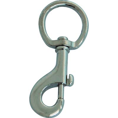 MOSCHETTONE REDINE OTTONE NICHELATO WORKIT + GIRELLO L.MM 121+1"1/4