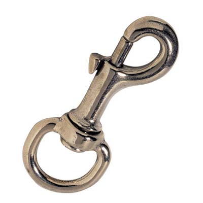 MOSCHETTONE REDINE OTTONE LUCIDO KONG + GIRELLO L.MM 110+1"1/8 Immagine principale del prodotto