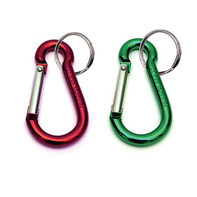 PORTACHIAVE MOSCHETTONE A PERA + ANELLO PRONTY ALLUMINIO MIX COLORI CF=PZ 2 MM 50 Immagine principale del prodotto