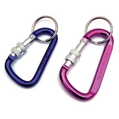 MOSCHETTONE PORTACHIAVE A PERA + VITE CHIUSURA ALLUMINIO MIX COLORI MM 70 Immagine principale del prodotto
