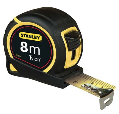FLESSOMETRO TYLON STANLEY NASTRO MM 25 ML  8 1-30-657 Immagine principale del prodotto