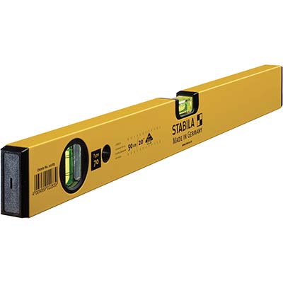 LIVELLA A BOLLA 70 STABILA ALLUMINIO BOLLE 2 CM  50 Immagine principale del prodotto