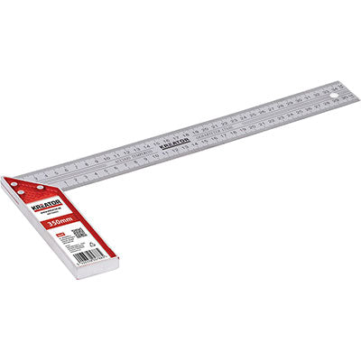 SQUADRA FALEGNAME ALLUMINIO/ACCIAIO CM 35