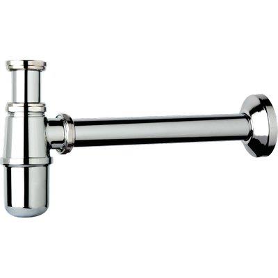 SIFONE CR A BOTTIGLIA TEA OTTONE CROMATO 1" CANNA CM 25 Immagine principale del prodotto