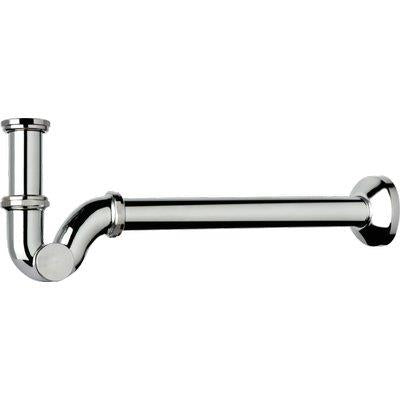 SIFONE CR A P ISPEZIONE LATERALE TEA OTTONE CROMATO 1" CANNA CM 25