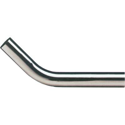 CANOTTO CR CURVO 45° OTTONE CROMATO MM 30 CM 11X15 Immagine principale del prodotto