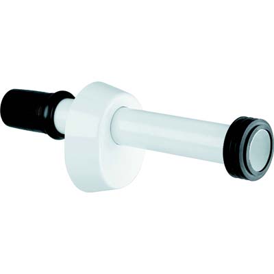 CANOTTO PP X CASSETTA SCARICO WC BIANCO MM 40