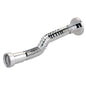 CANOTTO PP FLESSIBILE + GHIERA CROMATO MM 40/32X1"1/4 CM 30/80