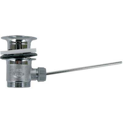 PILETTA SCARICO AUTOMATICO BIDET OTTONE CROMATO 1"M