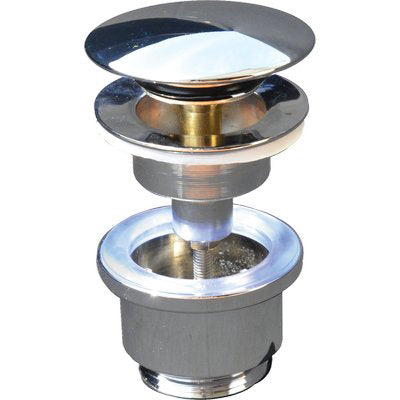 PILETTA CLIC CLAC LAVABO BIDET ZAMA CROMATO 1"1/4M