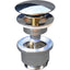PILETTA CLIC CLAC LAVABO BIDET ZAMA CROMATO 1"1/4M