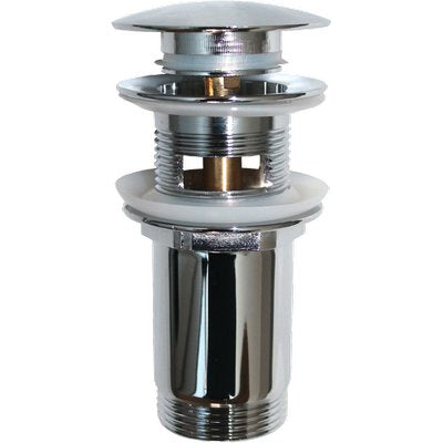 PILETTA CLIC CLAC LAVABO BIDET + TROPPO PIENO ZAMA CROMATO 1"1/4M Immagine principale del prodotto