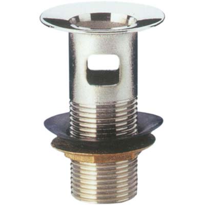 PILETTA SCARICO BIDET + TROPPO PIENO OTTONE CROMATO 1" CF=PZ 2
