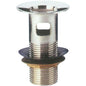 PILETTA SCARICO BIDET + TROPPO PIENO OTTONE CROMATO 1" CF=PZ 2