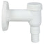 SIFONE PP LAVATRICE ESTERNO PP BIANCO CON VALVOLA MM 32