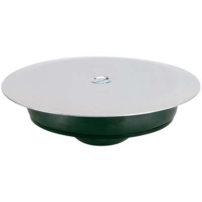 TAPPO ESPANSIONE + PIATTELLO X POZZETTO WC PP/INOX MM 100