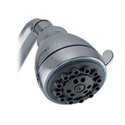 SOFFIONE DOCCIA + SNODO 3 GETTI ABS CROMATO 1/2F MM 70 Immagine principale del prodotto