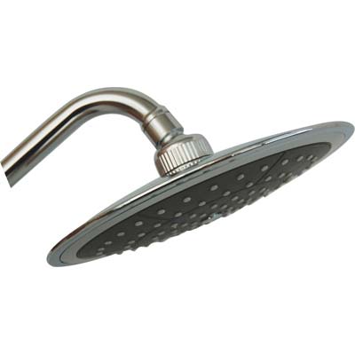 SOFFIONE DOCCIA + SNODO ROUND ABS CROMATO 1/2F MM 200 Immagine principale del prodotto