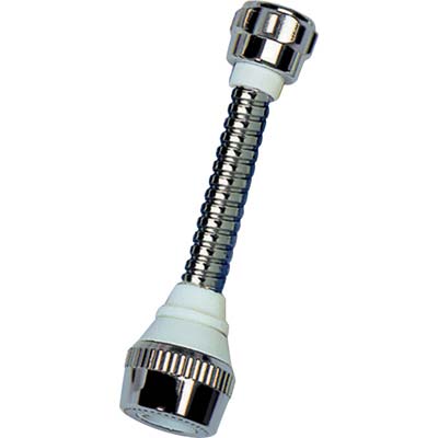 DOCCETTA AERATORE PROLUNGATA SPIRALE OTTONE CROMO CM 15 F22X1 Immagine principale del prodotto