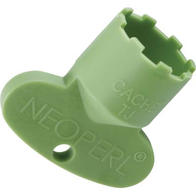 CHIAVE AERATORE CACHE HONEYCOMB TJ NEOPERL PLASTICA VERDE M18.5X1 Immagine principale del prodotto