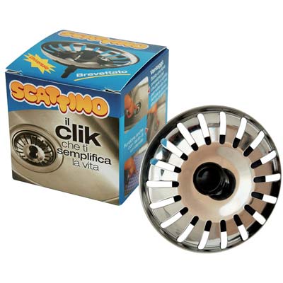 TAPPO GRIGLIA BASKET SCATTINO INOX MM 80 Immagine principale del prodotto