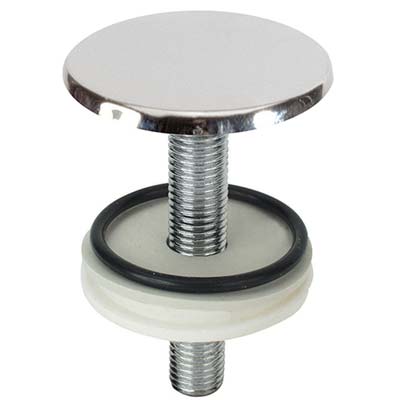 TAPPO COPRIFORO SANITARI OTTONE CROMATO MM 50 CF=PZ 2