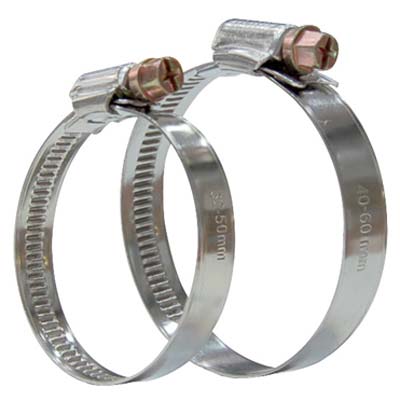 FASCETTA STRINGITUBO W2 STRETTA STARS INOX TUBO MM  92X112 FASCIA MM 12,7 Immagine principale del prodotto