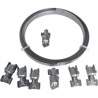 FASCETTA STRINGITUBO W2 A TAGLIARE STARS INOX FASCIA MM 0,9 ML 3 +GANCI TRAZIONE 8 Immagine principale del prodotto