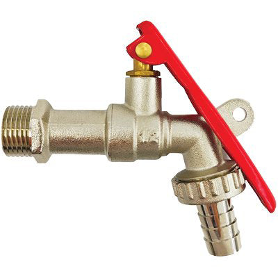 RUBINETTO A SFERA PORTALUCCHETTO STARS OTTONE NICHELATO 1/2X3/4 Immagine principale del prodotto