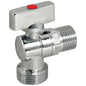 RUBINETTO A SFERA X LAVATRICE OTTONE CROMATO 1/2MX3/4M